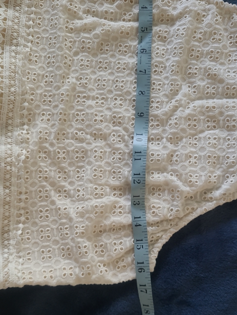 Sundance Cream Lace Tiered Midi Dress - Picture 9 of 11
